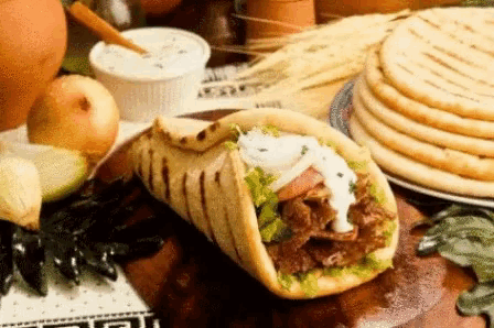 Gyro Lunch Gif GIF