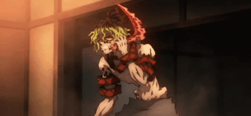 Gyutaro Demon Slayer Yelling Anime GIF
