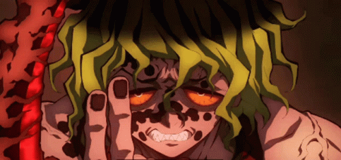 Gyutaro Demon Slayer Surprises GIF