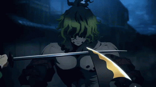 Gyutaro Demon Slayer Sword GIF