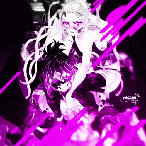 Gyutaro Anime Shadow GIF