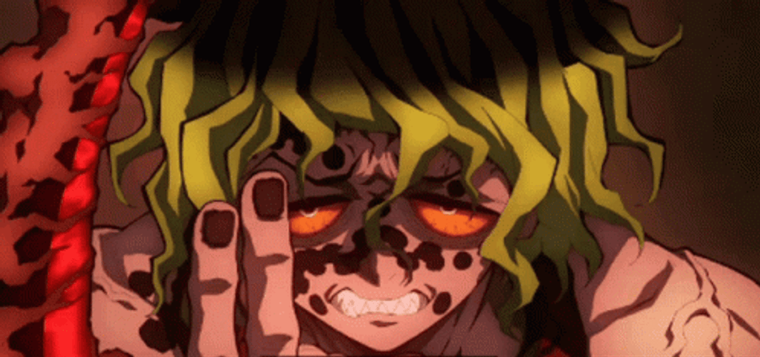 Gyutaro Demon Slayer Surprises GIF