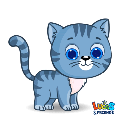 Ha Blue Cat Lucas Friends Laughing GIF