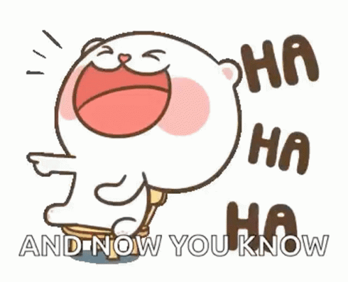 Ha Puffy Bear And Now You Know GIF