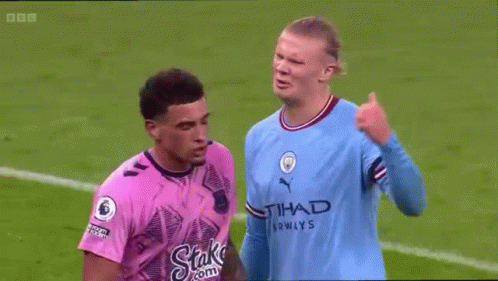 Haaland Chatty Man GIF