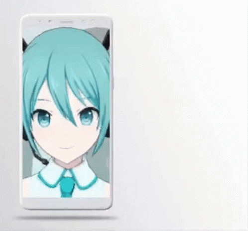 Hacker Im In Cute Anime Blue Hair GIF