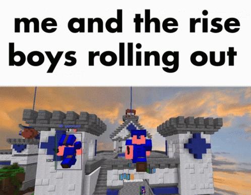 Hacking Screen Rise Client Minecraft GIF