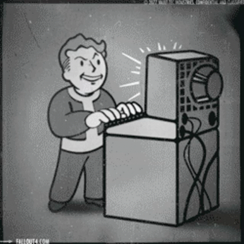 Hacking Screen Vault Boy GIF