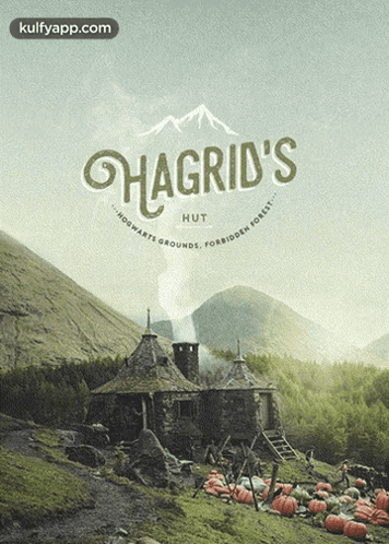 Hagrid'Snogwartshutgrounds.Forbiddeh.Gif GIF