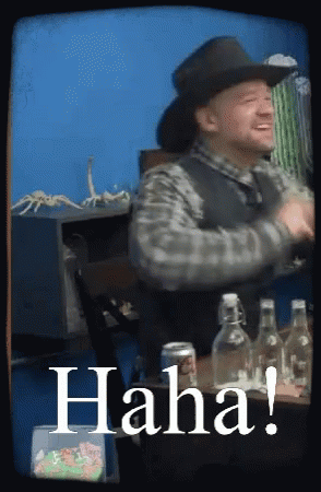 Haha Cow Boy GIF