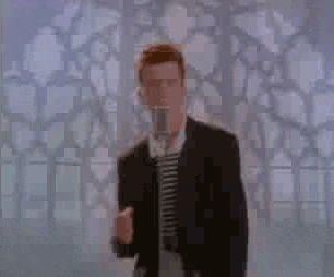 Hahaha Rick Roll GIF