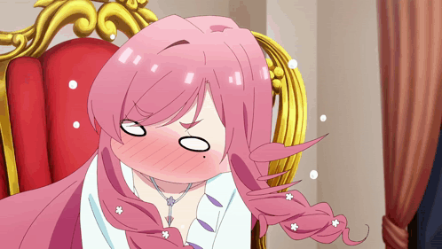 Hahari Hanazono Flustered 100 Girlfriends Anime GIF