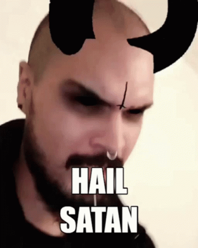 Hail Satan 398 X 498 Gif GIF