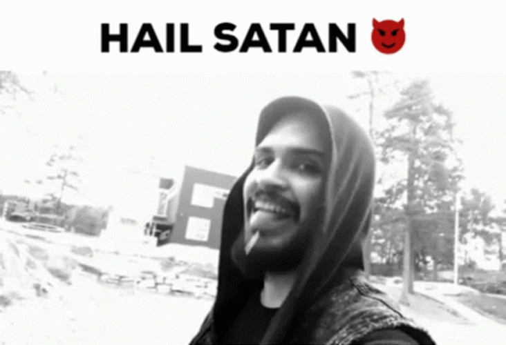 Hail Satan GIF