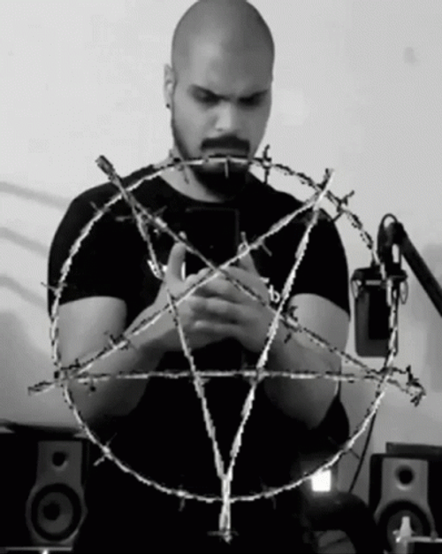 Hail Satan GIF
