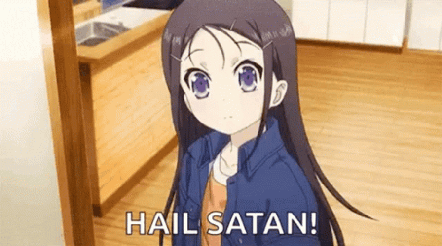 Hail Satan GIF