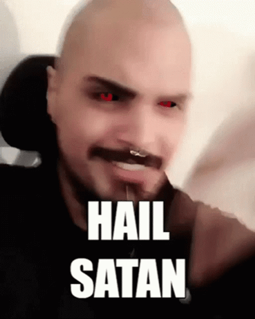 Hail Satan GIF
