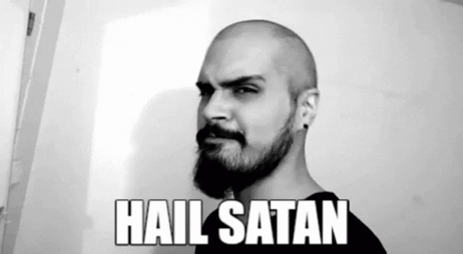Hail Satan GIF