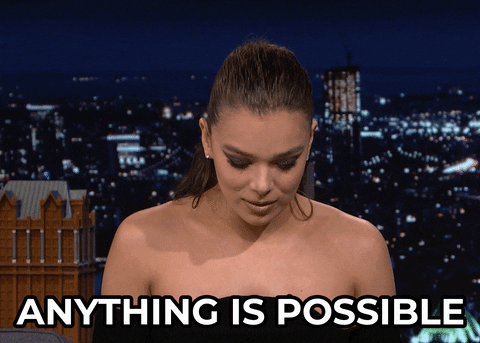 Hailee Steinfeld Anything Is Possible GIF