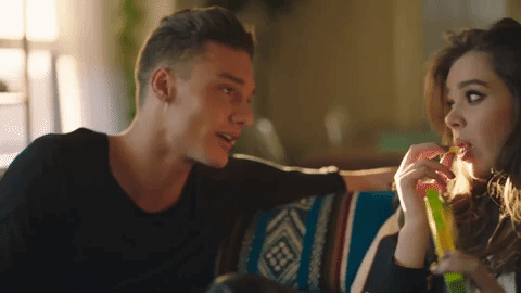 Hailee Steinfeld Eating GIF