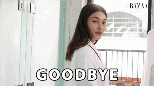 Hailey Saying Goodbye GIF