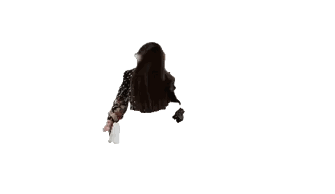 Hair Flip Hair Sticker