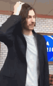Hair Flip Hozier GIF