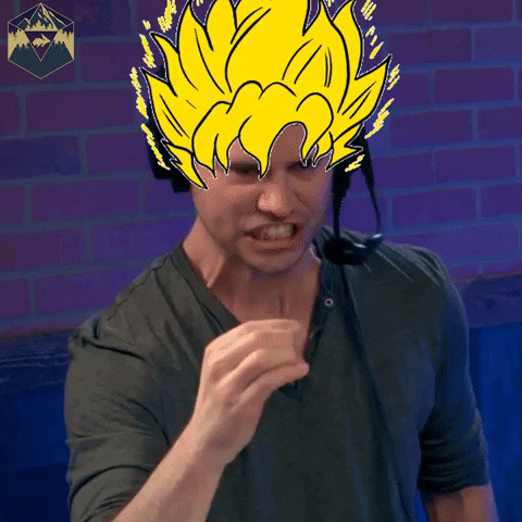Hair Like Goku Meme GIF