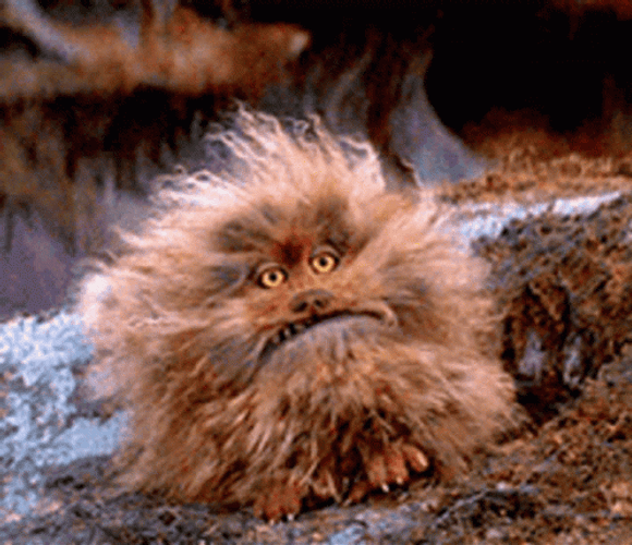 Hair Monster Yelling GIF