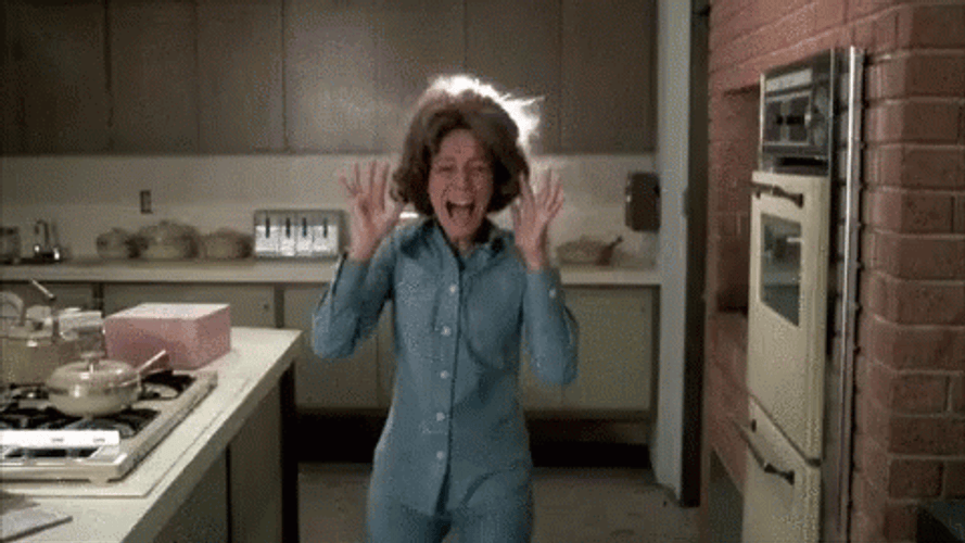 Hair On Fire In The Kitchen GIF