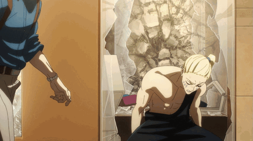 Hair Pull A Kill Issue GIF