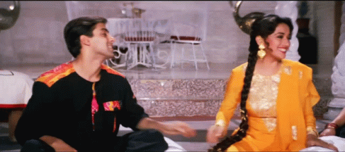 Hair Pull Madhuri Dixit GIF