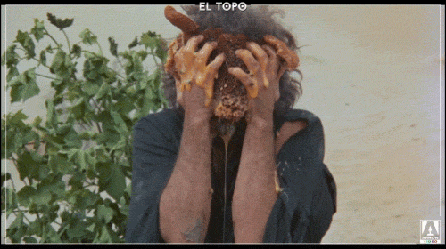Hair Pulling Crashing Food GIF