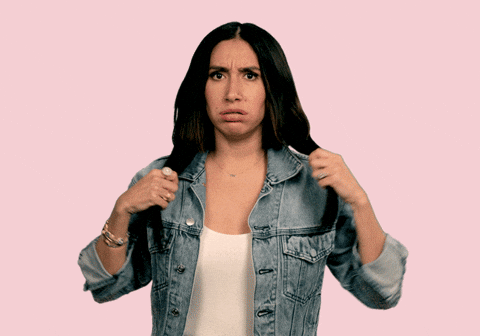 Hair Pulling Hair Extensions Out GIF
