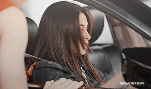 Hair Tuck Dipika Kakar In Car GIF