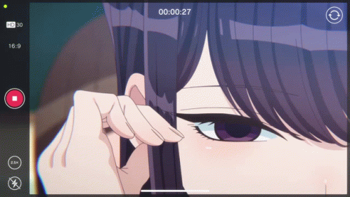 Hair Tuck Komi Shouko Anime GIF