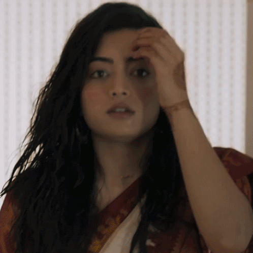 Hair Tuck Rashmika Mandanna GIF