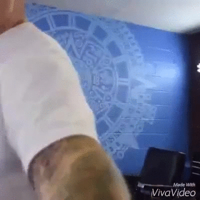 Haircut With Head Tattoo GIF