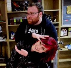 Hairdresser Caress My Precious Red Hair GIF
