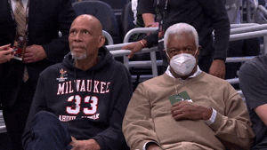 Hakeem Olajuwon Milwaukee Jacket GIF