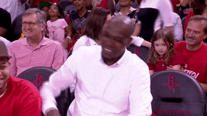 Hakeem Olajuwon Raised His Hand GIF