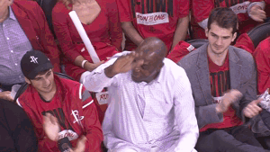 Hakeem Olajuwon Shy GIF