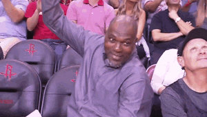 Hakeem Olajuwon Standing And Waving GIF