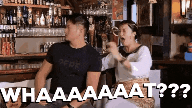 Haku Inko Rubbing Man Shoulder While Shouting Whaaaa GIF