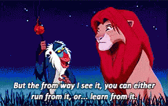 Hakuna Matata Simba And Rafiki Talking GIF