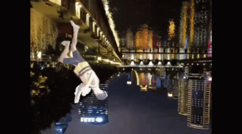 Hakuna Matata Animated Guy Spinning On Air GIF