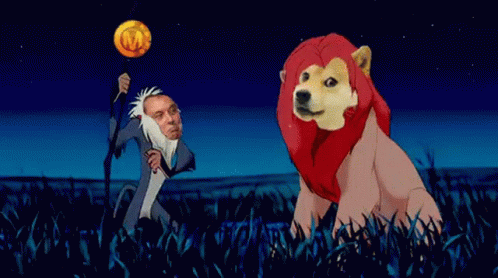 Hakuna Matata Rafiki Hitting Simba Parody GIF