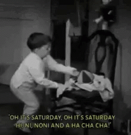 Hakuna Matata Jolly Vintage Kid Dancing  GIF
