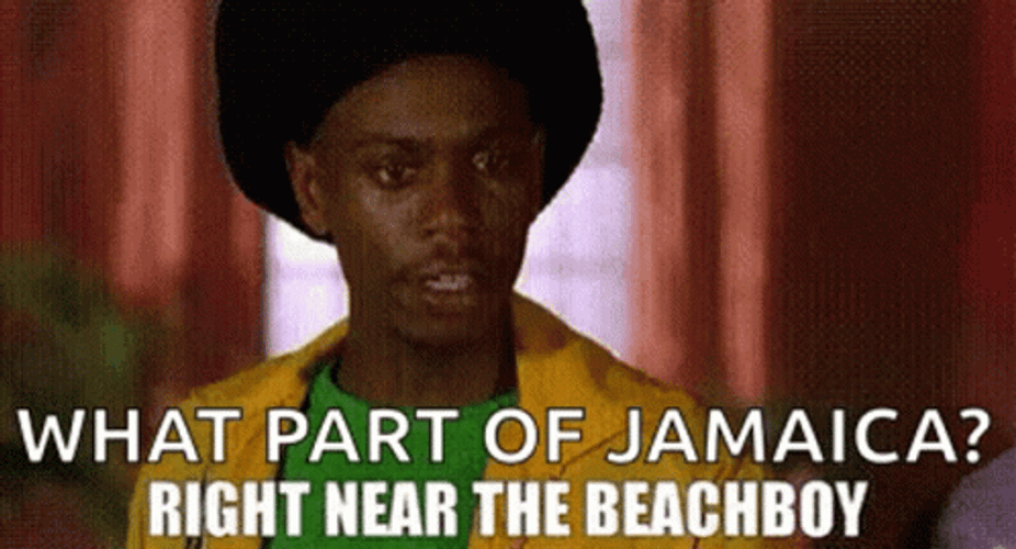 Half Baked Dave Chapelle Near Beachboy Meme GIF