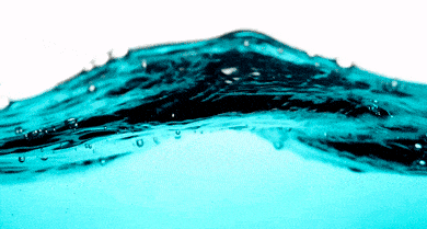 Half Under Turquoise Water GIF